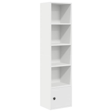 vidaXL fehér szerelt fa könyvespolc 31x24x127 cm (860346) bútor