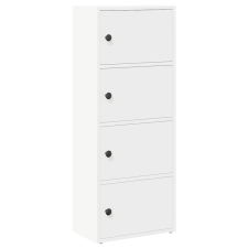 vidaXL fehér szerelt fa könyvespolc 40x24x102 cm (860373) bútor