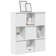 vidaXL fehér szerelt fa könyvespolc 89x24x101,5 cm bútor
