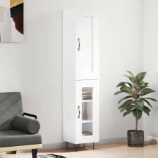 vidaXL fehér szerelt fa magasszekrény 34,5x34x180 cm bútor