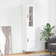 vidaXL fehér szerelt fa magasszekrény 34,5x34x180 cm bútor