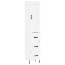 vidaXL fehér szerelt fa magasszekrény 34,5x34x180 cm (3200201) bútor