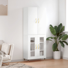 vidaXL fehér szerelt fa magasszekrény 69,5 x 34 x 180 cm bútor