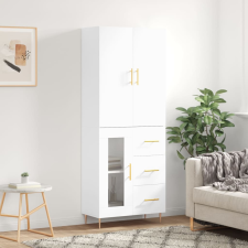 vidaXL fehér szerelt fa magasszekrény 69,5 x 34 x 180 cm bútor
