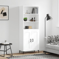 vidaXL fehér szerelt fa magasszekrény 69,5 x 34 x 180 cm bútor