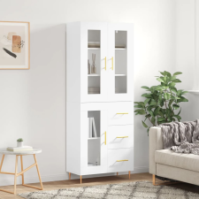 vidaXL fehér szerelt fa magasszekrény 69,5 x 34 x 180 cm bútor