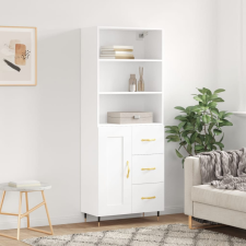 vidaXL fehér szerelt fa magasszekrény 69,5 x 34 x 180 cm bútor