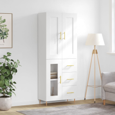 vidaXL fehér szerelt fa magasszekrény 69,5 x 34 x 180 cm bútor