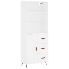 vidaXL fehér szerelt fa magasszekrény 69,5 x 34 x 180 cm (3189989) bútor