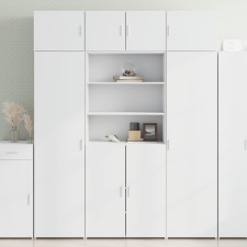 vidaXL fehér szerelt fa magasszekrény 80 x 42,5 x 185 cm bútor