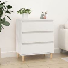 vidaXL fehér szerelt fa tálalószekrény 60 x 35 x 70 cm bútor