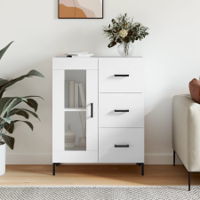 vidaXL fehér szerelt fa tálalószekrény 69,5 x 34 x 90 cm bútor