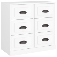 vidaXL fehér szerelt fa tálalószekrény 70x35,5x67,5 cm (816432) bútor