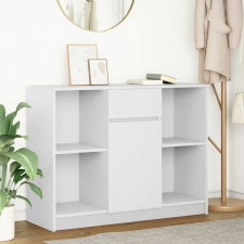 vidaXL fehér szerelt fa tálalószekrény fiókos 101x35x76 cm bútor