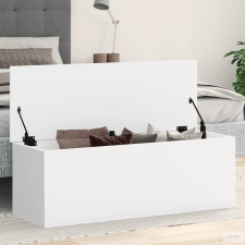 vidaXL Fehér szerelt fa tárolóláda 102 x 35 x 35 cm bútor