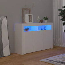 vidaXL fehér tálalószekrény LED-világítással 115,5 x 30 x 75 cm bútor