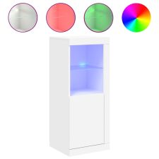 vidaXL fehér tálalószekrény LED-világítással 41 x 37 x 100 cm (836644) bútor