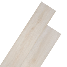 vidaXL fehér tölgyszínű öntapadó 2 mm-es PVC padlóburkoló lapok 5,21m² (330179) járólap