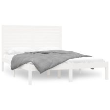 vidaXL fehér tömör fa ágykeret 120 x 200 cm (3104604) ágy és ágykellék