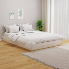 vidaXL fehér tömör fa ágykeret 120x190 cm (4FT Small Double) ágy és ágykellék