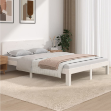 vidaXL fehér tömör fa ágykeret 150 x 200 cm (5FT King Size) ágy és ágykellék