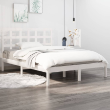 vidaXL fehér tömör fa ágykeret 200 x 200 cm ágy és ágykellék