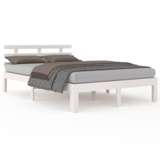 vidaXL fehér tömör fa ágykeret 200x200 cm (814775) ágy és ágykellék