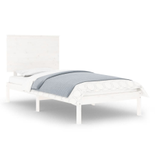 vidaXL fehér tömör fa ágykeret 90 x 190 cm (3FT Single) (3104769) ágy és ágykellék