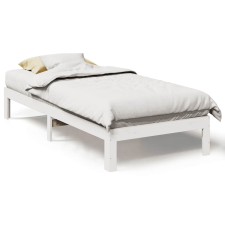 vidaXL fehér tömör fenyő ágykeret matrac nélkül 80 x 200 cm (859215) ágy és ágykellék