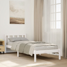 vidaXL fehér tömör fenyő extra hosszú ágykeret matrac nélkül 90x210 cm ágy és ágykellék