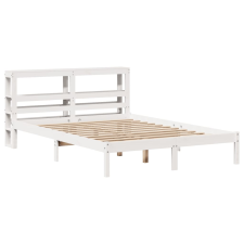 vidaXL fehér tömör fenyőfa ágy matrac nélkül 120 x 190 cm (3305711) ágy és ágykellék