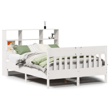 vidaXL fehér tömör fenyőfa ágy matrac nélkül 120 x 190 cm (3323240) ágy és ágykellék