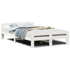 vidaXL fehér tömör fenyőfa ágy matrac nélkül 120 x 190 cm (855491) ágy és ágykellék