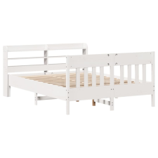 vidaXL fehér tömör fenyőfa ágy matrac nélkül 140 x 200 cm (3307006) ágy és ágykellék