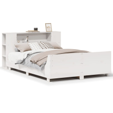 vidaXL fehér tömör fenyőfa ágy matrac nélkül 140 x 200 cm (3323651) ágy és ágykellék