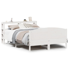 vidaXL fehér tömör fenyőfa ágy matrac nélkül 150 x 200 cm ágy és ágykellék