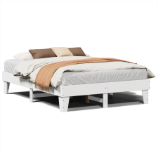 vidaXL fehér tömör fenyőfa ágy matrac nélkül 160 x 200 cm (855350) ágy és ágykellék