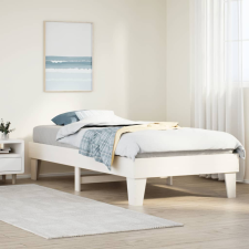 vidaXL fehér tömör fenyőfa ágy matrac nélkül 90 x 200 cm ágy és ágykellék