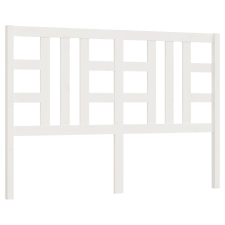 vidaXL fehér tömör fenyőfa ágyfejtámla 126 x 4 x 100 cm (817831) ágy és ágykellék