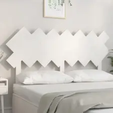 vidaXL fehér tömör fenyőfa ágyfejtámla 141x3x80,5 cm ágy és ágykellék