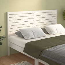 vidaXL fehér tömör fenyőfa ágyfejtámla 141x4x100 cm ágy és ágykellék