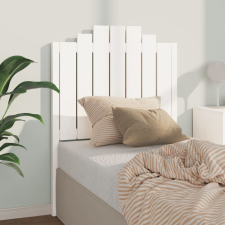 vidaXL fehér tömör fenyőfa ágyfejtámla 81x4x110 cm ágy és ágykellék
