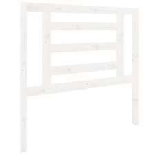 vidaXL fehér tömör fenyőfa ágyfejtámla 96 x 4 x 100 cm (818801) ágy és ágykellék