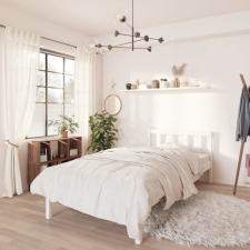 vidaXL fehér tömör fenyőfa ágykeret 100 x 200 cm ágy és ágykellék