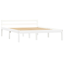 vidaXL fehér tömör fenyőfa ágykeret 120 x 200 cm  (283186) ágy és ágykellék
