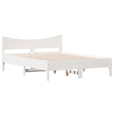 vidaXL fehér tömör fenyőfa ágykeret 120x190 cm (844750) ágy és ágykellék