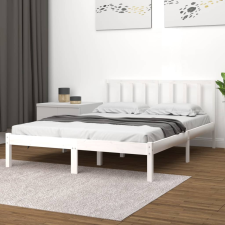 vidaXL fehér tömör fenyőfa ágykeret 160x200 cm ágy és ágykellék