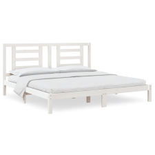 vidaXL fehér tömör fenyőfa ágykeret 200x200 cm (3104369) ágy és ágykellék