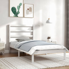 vidaXL fehér tömör fenyőfa ágykeret 90 x 200 cm ágy és ágykellék