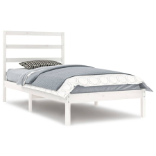 vidaXL fehér tömör fenyőfa ágykeret 90 x 200 cm (3104919) ágy és ágykellék